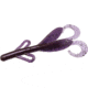 Zoom Brush Hog Creature Bait, 8 Pack, 6in, Purple Pumpkin, 022432X