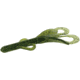 Zoom Brush Hog Creature Bait, 8 Pack, 6in, Watermelon Green, 022240X