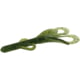 Zoom Brush Hog Creature Bait, 8 Pack, 6in, Watermelon Green, 022240X
