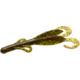 Zoom Brush Hog Creature Bait, 8 Pack, 6in, Watermelon Green Orange, 22216