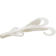 Zoom Brush Hog Creature Bait, 8 Pack, 6in, White Pearl, 022045X