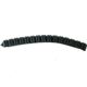 Zoom Centipede Finesse Worm, 20, 4in, Black, 007038-SP