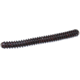 Zoom Double Ringer Finesse Worm, 15 Pack, 4in, Black Red Glitter, 052001X