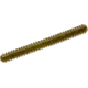 Zoom Double Ringer Finesse Worm, 15 Pack, 4in, Green Pumpkin, 52025