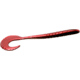 Zoom G-Tail Worm, 6in, Red Shad, 086029X