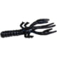 Zoom Lil Critter Craw, 12 Pack, 3in, Black/Blue, 014072X