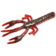Zoom Lil Critter Craw, 12 Pack, 3in, Red Bug, 014021X
