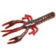 Zoom Lil Critter Craw, 12 Pack, 3in, Red Bug, 014021X