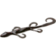 Zoom Mini Lizard, 15 Pack, 4in, Black Red Glitter, 005001X