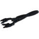 Zoom Road Kill Craw Bait, 10 Pack, 4.25in, Black/Blue, 013072X