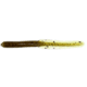 Zoom Salty Reaper Finesse Bait, 20 Pack, 4in, Green Pumpkin, 032025X