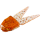 Zoom Small Chunk Jig Trailer, 5 Pack, 2.5in, Bourbon Blaze, 027416X