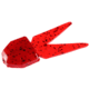 Zoom Small Chunk Jig Trailer, 5 Pack, 2.5in, Tomato Seed, 027084X