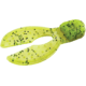 Zoom Super Chunk Jr Jig Trailer, 6 Pack, 2in, Summer Craw, 041301X