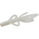 Zoom Super Hog Creature Bait, 10 Pack, 4in, White Pearl, 085045X