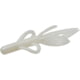 Zoom Super Hog Creature Bait, 10 Pack, 4in, White Pearl, 085045X