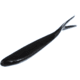 Zoom Tiny Fluke Baitfish Imitator, 20 Pack, 3in, Black, 081038X