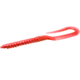 Zoom U-Tale Mid-Size Worm, 20 Pack, 6 3/4in, Red Bug Shad, 001270X