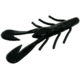 Zoom U-V Speed Craw, 12 Pack, 3.5in, Black, 080038X