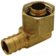 Zurn Pex Brass Elbows 1/2in Barb x 1/2in Fpt, QQE33BSGX