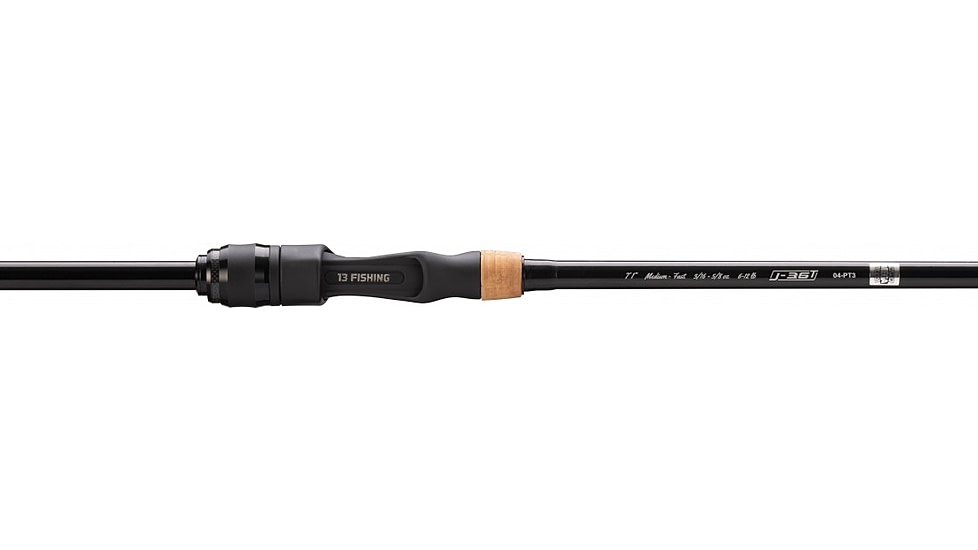 13 Fishing MTYH Spin Rod, 69ft, Medum Light, Fast, Mag, Shaker, Black, MYTS69ML-F