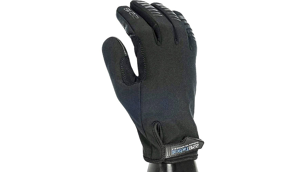 221B Tactical Agent Gloves 2.0 Elite, Thermal &amp; Water Resistant, Black, Extra Small, AGT2-XS-BLK