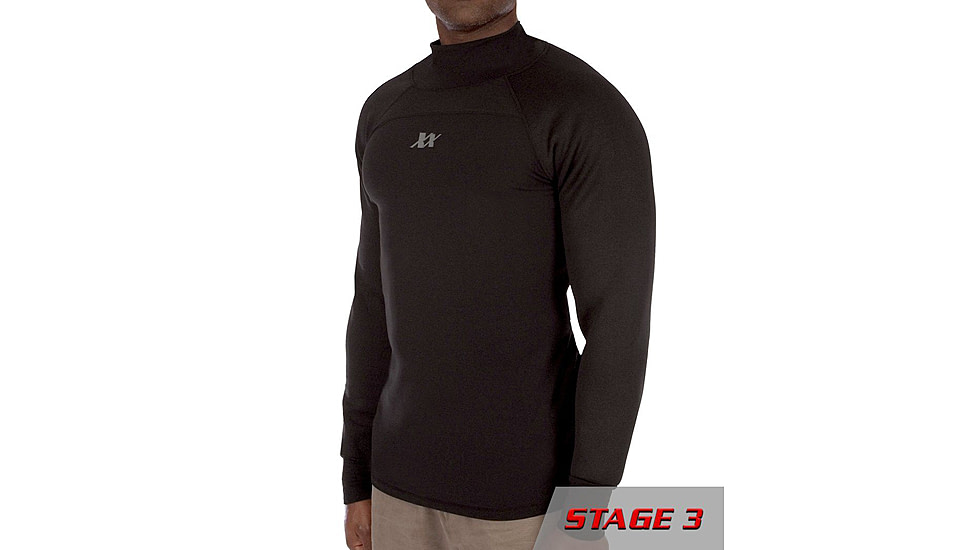 221B Tactical Equinoxx Stage 3 Ultra-Thermal Mock - Men's, Black, Medium, 616621414968