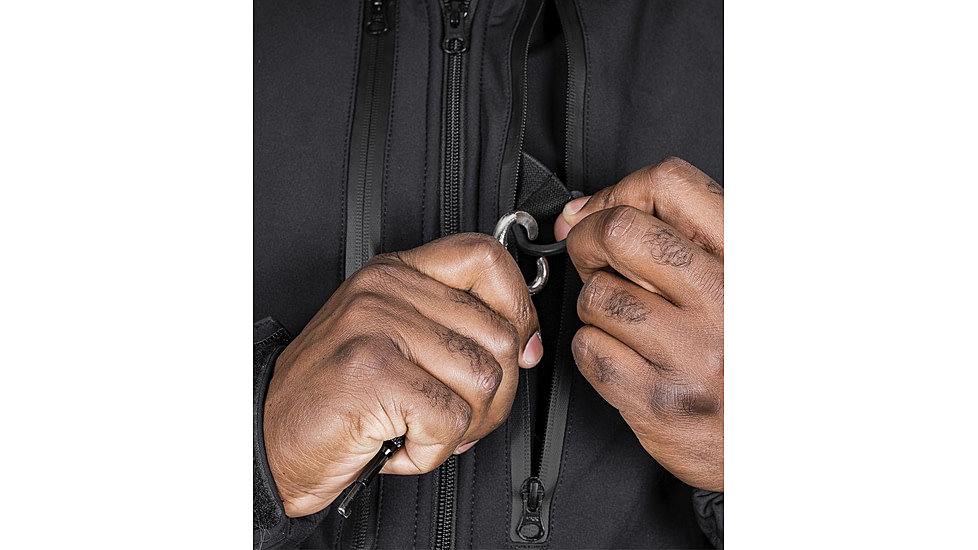 221B Tactical Tradecraft Jacket 2.0 - Level IIIA - Back Panel Only, Small, Black, TRDJKT20BPO-S-BLK