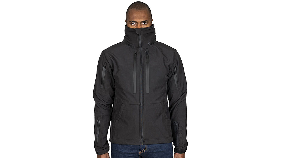 221B Tactical Tradecraft Jacket 2.0 - Level IIIA - Back Panel Only, Small, Black, TRDJKT20BPO-S-BLK