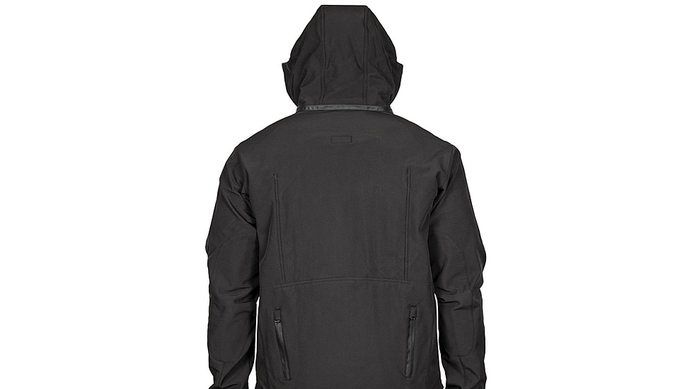 221B Tactical Tradecraft Jacket 2.0 - Level IIIA - Back Panel Only, Small, Black, TRDJKT20BPO-S-BLK
