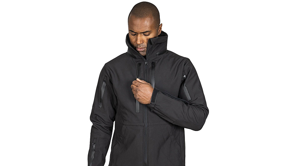 221B Tactical Tradecraft Jacket 2.0 - Level IIIA - Back Panel Only, Small, Black, TRDJKT20BPO-S-BLK