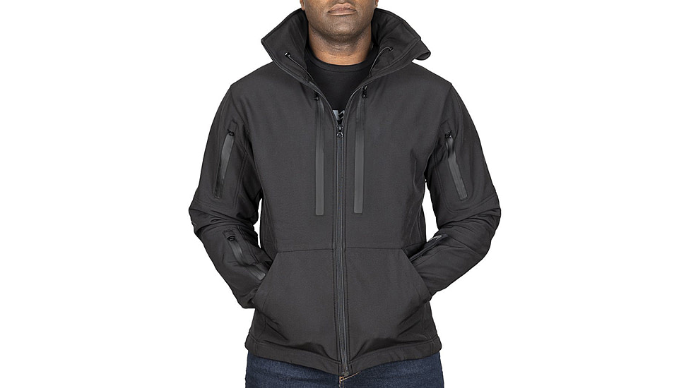 221B Tactical Tradecraft Jacket 2.0 - Level IIIA - Back Panel Only, Small, Black, TRDJKT20BPO-S-BLK