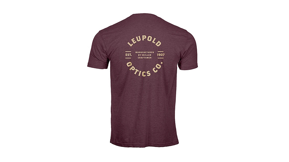 Leupold Skilled Craftsmen T-Shirts - Men's, Maroon, Large, 184127