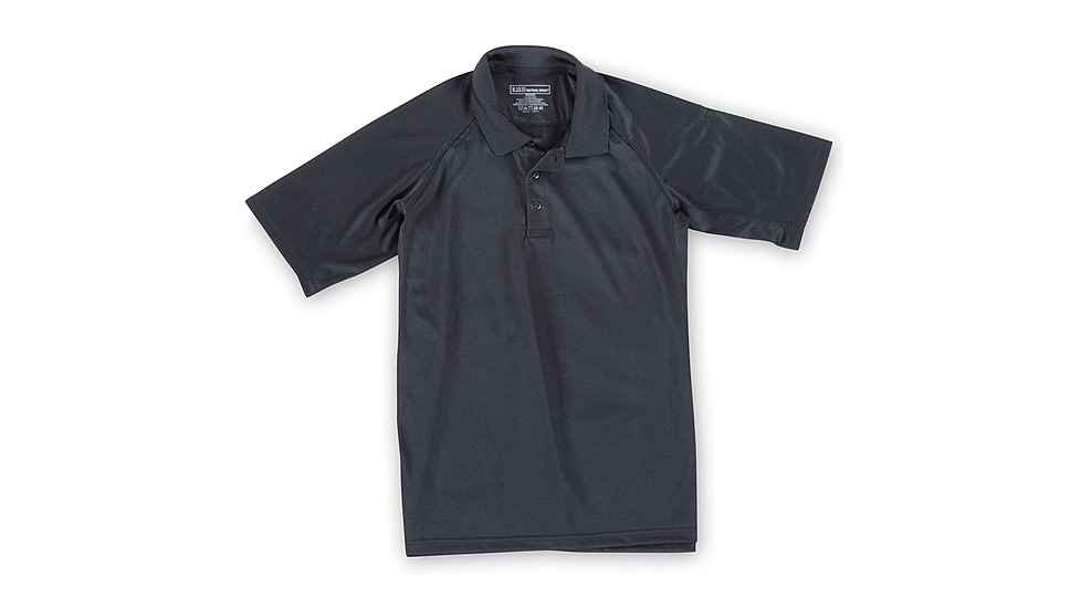 5.11 Tactical Performance Short Sleeve Polo - Men's, 4XL, Tall, Black, 71049T-019-4XL