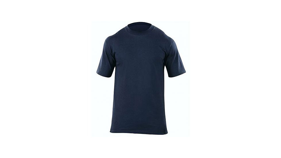 5.11 Tactical Station Wear Short Sleeve T-Shirt - Men's, Fire Navy, M, 40050-720-M
