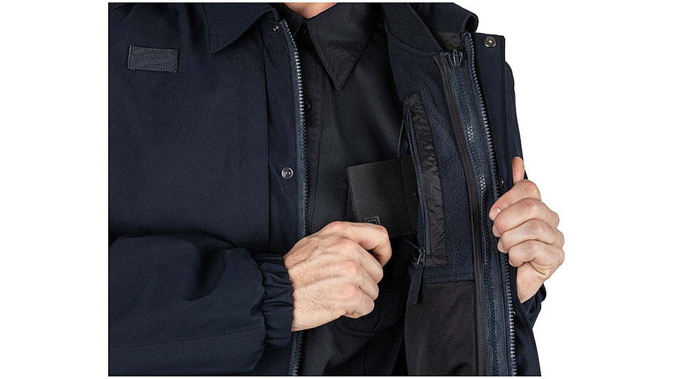5.11 Tactical 4-In-1 Patrol Jacket 2.0 - Mens, Dark Navy, L, 48359ABR-724-L-R