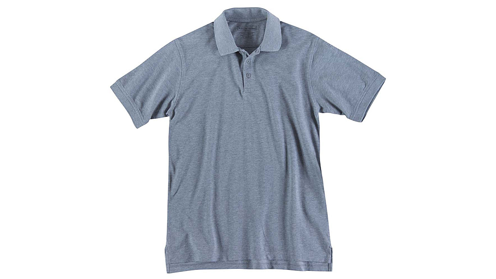 5.11 Tactical Professional Short Sleeve Polo - Men's, 4XL, Tall, Heather Grey, 41060T-016-4XL
