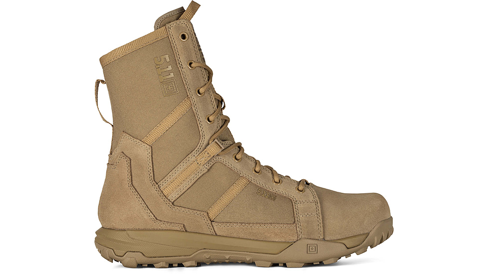 5.11 Tactical A/T 8in Arid Boot - Mens, Coyote, 5, 12438ABR-120-5-R