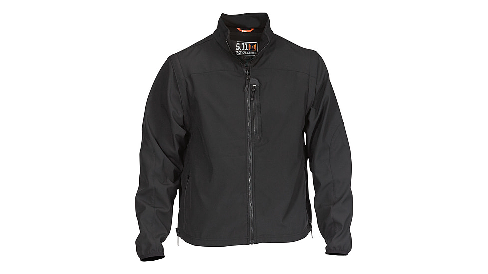 5.11 Tactical 5.11 Valiant Sftshell Jkt, Black, 48167ABR-019-L