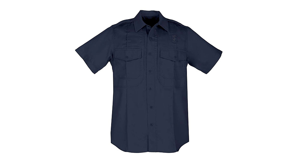 5.11 Tactical PDU Class B Short Sleeve Twill Shirt - Women's, Midnight Navy, MT, 61159-750-M-T
