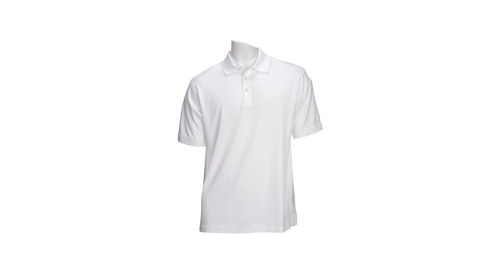 5.11 Tactical Tactical Short Sleeve Polo - Men's, White, 2XL, 71182-010-2XL
