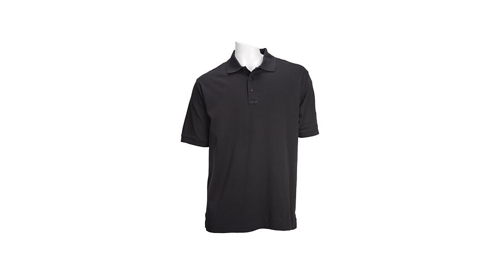 5.11 Tactical Tactical Short Sleeve Polo - Men's, Black, XL, 71182-019-XL