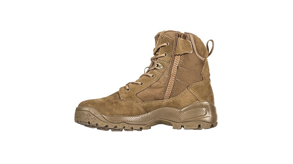5.11 Tactical A.T.A.C. 2.0 6in Side Zip Desert Boot - Mens, Wide, Dark Coyote, 8 12395-106-8-W