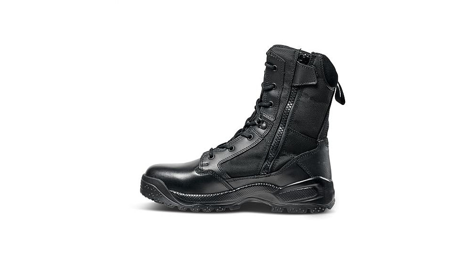 5.11 Tactical A.t.a.c. 2.0 Size Zip 8inch Boots - Mens, Black, 4, Regular 12391-019-4-R