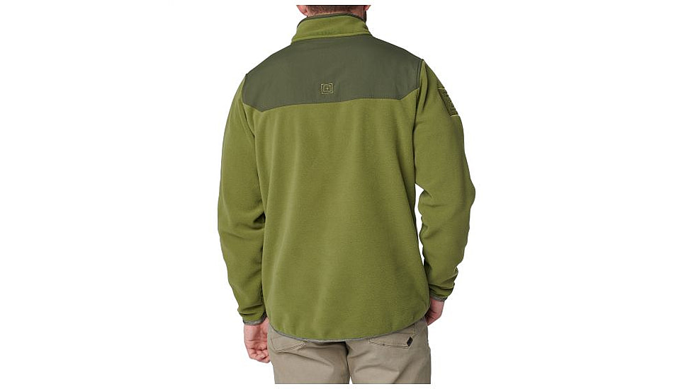 5.11 Tactical Apollo Tech Fleece Tech Shirt - Men's, Fatigue, Extra Large, 72124-200-XL