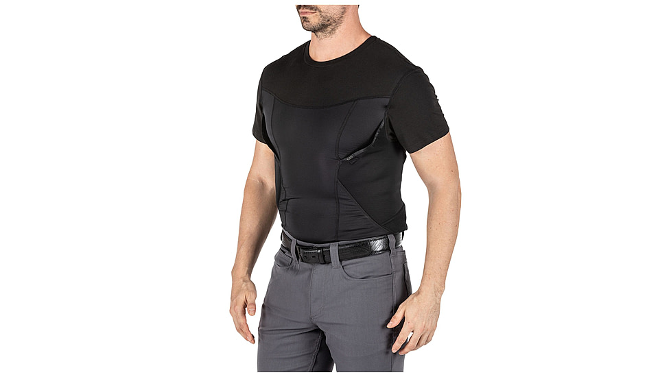 5.11 Tactical CAMS S/S Baselayer - Mens, Black, 2XL, 41222ABR-019-2XL