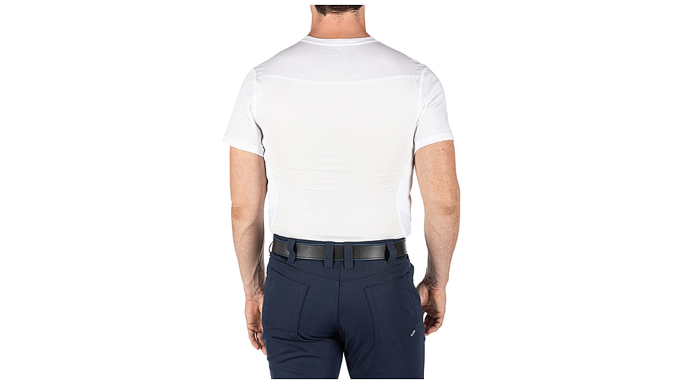 5.11 Tactical CAMS S/S Baselayer - Mens, White, L, 41222ABR-010-L