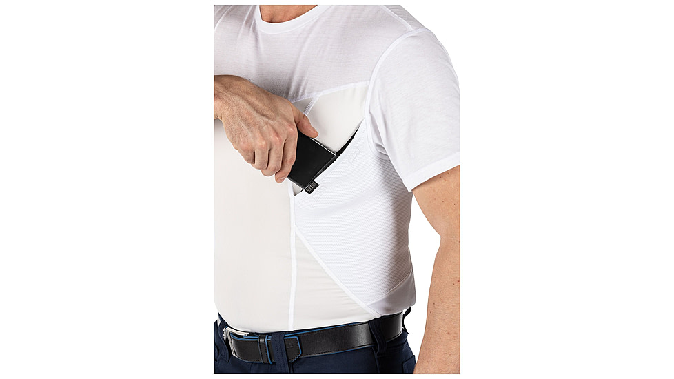 5.11 Tactical CAMS S/S Baselayer - Mens, White, L, 41222ABR-010-L