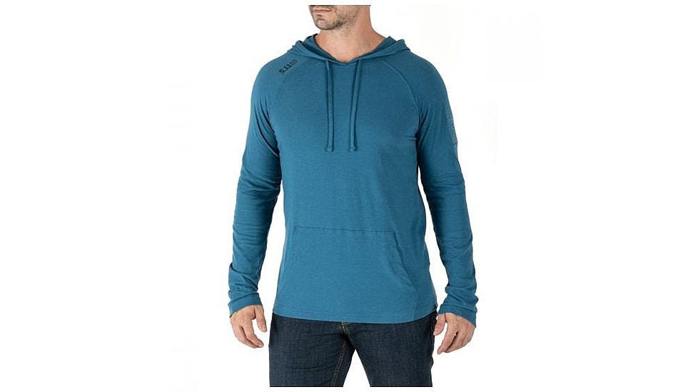 5.11 Tactical Cruiser Performance Long Sleeve Hoodie - Mens, Tidal, 2XL, 72139-631-2XL