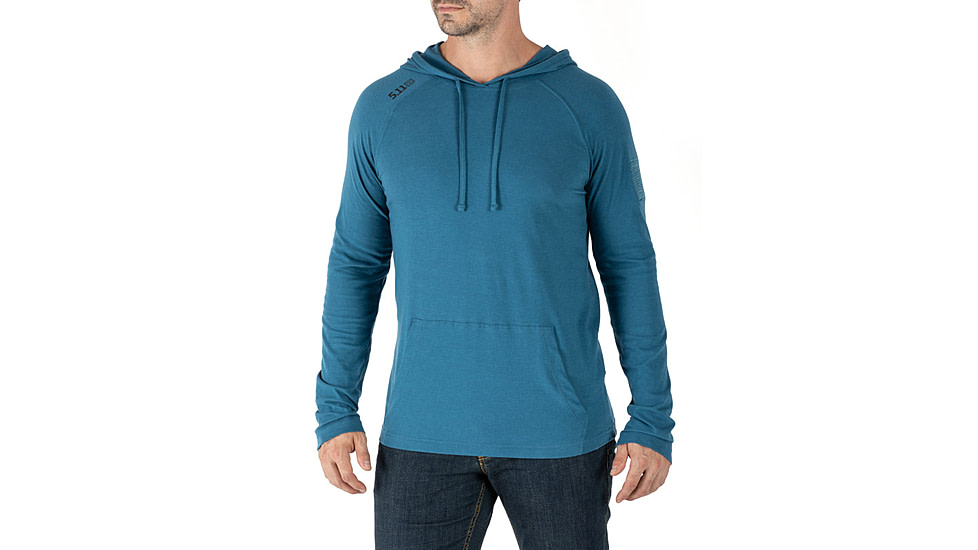 5.11 Tactical Cruiser Performance Long Sleeve Hoodie - Mens, Tidal, Medium, 72139-631-M
